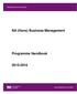 UNIVERSITY OF DERBY Faculty of Business, Computing & Law Derby Business School. BA (Hons) Business Management. Programme Handbook