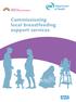 Commissioning local breastfeeding support services