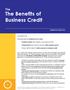 The Benefits of Business Credit