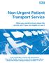 Non-Urgent Patient Transport Service
