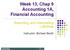 Week 13, Chap 9 Accounting 1A, Financial Accounting