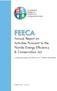 FEECA Annual Report on Activities Pursuant to the Florida Energy Efficiency & Conservation Act