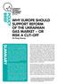 SUMMARY. WHY EUROPE SHOULD SUPPORT REFORM OF THE UKRAINIAN GAS MARKET OR RISK A CUT-OFF Chi Kong Chyong