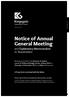 Notice of Annual General Meeting