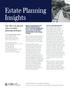 Estate Planning Insights
