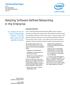 Adopting Software-Defined Networking in the Enterprise
