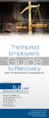 Guide. to Recovery Under The Illinois Workers Compensation Act. The Injured Employee s