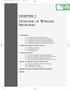 OVERVIEW OF WIRELESS NETWORKS