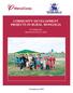 COMMUNITY DEVELOPMENT PROJECTS IN RURAL MONGOLIA FUNDED BY MONGOL RALLY 2009