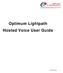 Optimum Lightpath Hosted Voice User Guide