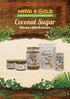 Coconut Sugar. Private Label Brochure