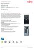 Data Sheet Fujitsu ESPRIMO P5731 E85+ Desktop PC