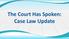 The Court Has Spoken: Case Law Update