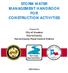 STORM WATER MANAGEMENT HANDBOOK FOR CONSTRUCTION ACTIVITIES