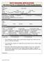 NHTI HOUSING APPLICATION This form must be accompanied by a $100 housing deposit. Applicant Information Name: