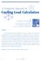 Cooling Load Calculation