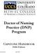 Doctor of Nursing Practice (DNP) Program CAPSTONE HANDBOOK Fifth Edition