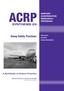 ACRP SYNTHESIS 29. Ramp Safety Practices. A Synthesis of Airport Practice AIRPORT COOPERATIVE RESEARCH PROGRAM