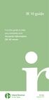 IR 10 guide. Use this guide to help you complete your Accounts information (IR 10) return