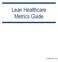 Lean Healthcare Metrics Guide