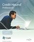 Credit Hound. Professional. Product. Information Guide. www.draycir.com/credithound
