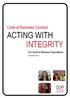 ACTING WITH INTEGRITY