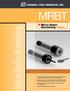MRBT. Micro Roller Burnishing TOOLS COGSDILL TOOL PRODUCTS, INC.