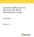 Symantec NetBackup for Microsoft SQL Server Administrator's Guide