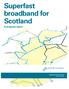 Superfast broadband for Scotland. A progress report