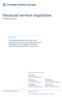 Financial services regulation