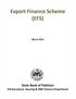 Export Finance Scheme (EFS)