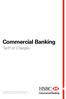 Commercial Banking. Tariff of Charges