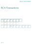 Contents. 01 Our work on ECA transactions