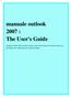 manuale outlook 2007 : The User's Guide
