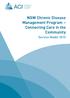 NSW Chronic Disease Management Program Connecting Care in the Community. Service Model 2013