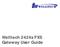 Welltech 2424s FXS Gateway User Guide
