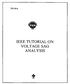 IEEE TUTORIAL ON VOLTAGE SAG ANALYSIS