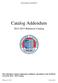 STRATFORD UNIVERSITY. Catalog Addendum. 2014-2015 Baltimore Catalog