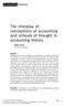 The interplay of conceptions of accounting and schools of thought in accounting history