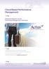 Cloud Based Performance Management