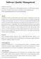 Software Quality Management