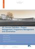IPL Service Definition - Project Management, Programme Management and Governance