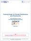 Training Guide for Florida Practitioners and Pharmacists