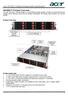 Acer AN1600 F1 Network Storage System Specifications. Product Front view