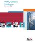 HVAC Sensors Catalogue. Issue: January 2009