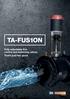 TA-FUS1ON. Fully adjustable Kvs control and balancing valves. That s just two good.