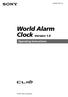 World Alarm Clock Version 1.0