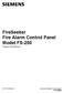 FireSeeker Fire Alarm Control Panel Model FS-250 Programming Manual