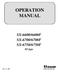 OPERATION MANUAL SX-6600/6600F SX-6700/6700F SX-6750/6750F