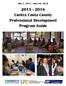 July 1, 2015 - June 30, 2016. 2015-2016 Contra Costa County Professional Development Program Guide